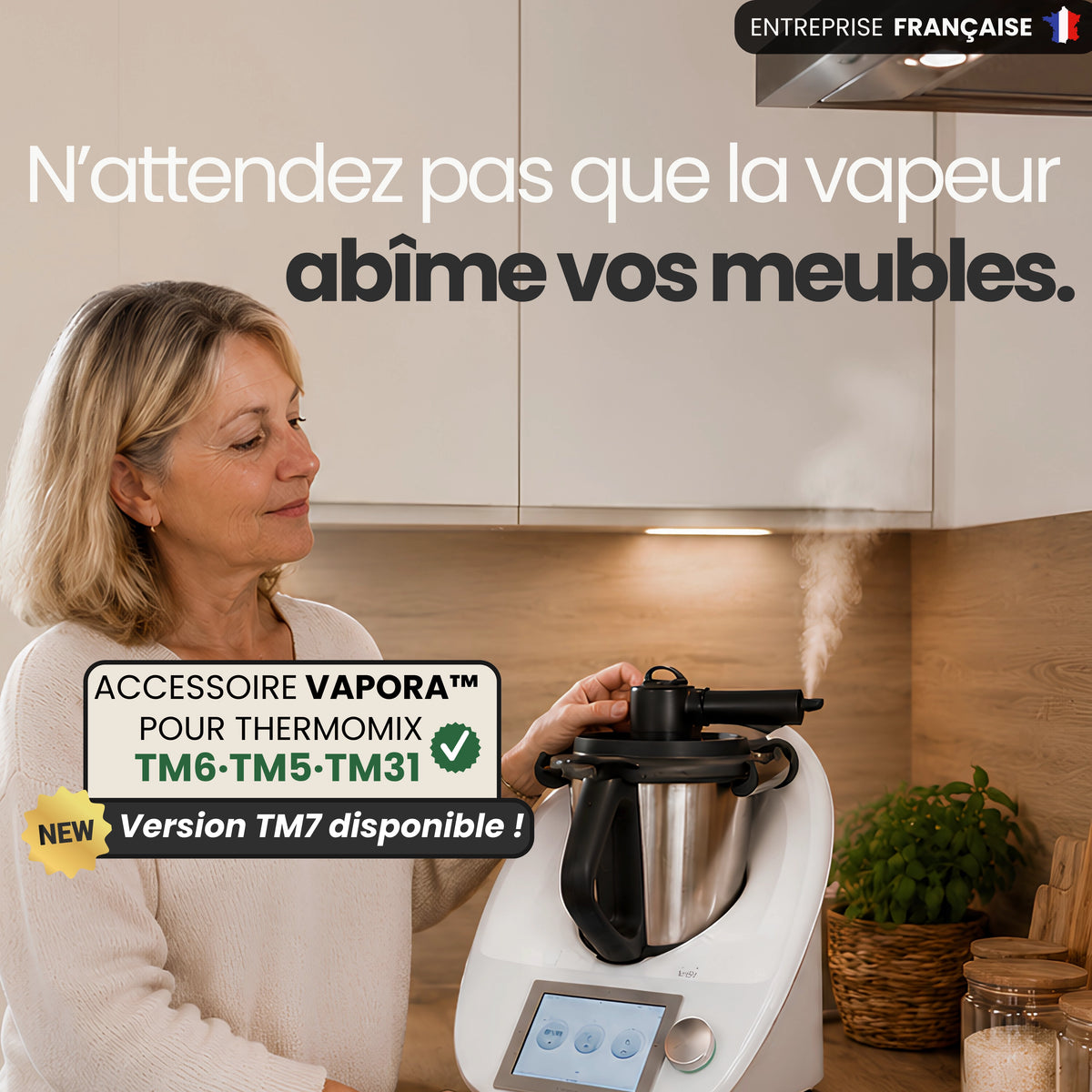Vapora™ - Protégez vos meubles de la vapeur de votre Thermomix